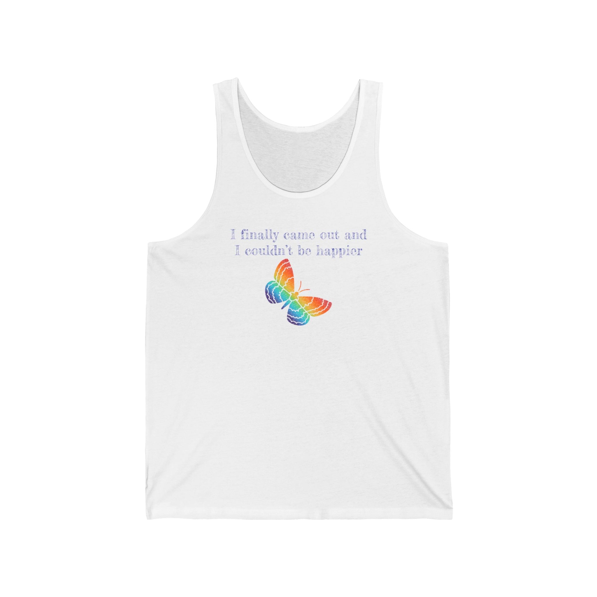 "I Finally Came Out" Pride Butterfly Tank Top